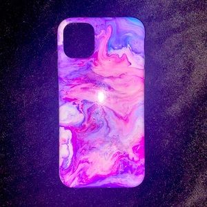 iPhone 11 Pink/ Purple Marble Case by Casely